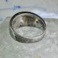 Vintage Navajo Eagle ring Ott band size 9.75 sterling silver women men