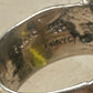 Vintage Face ring mask band fisize 7.50 sterling silver women