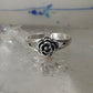 Rose ring toe band size 3.50 adjustable sterling silver women girls