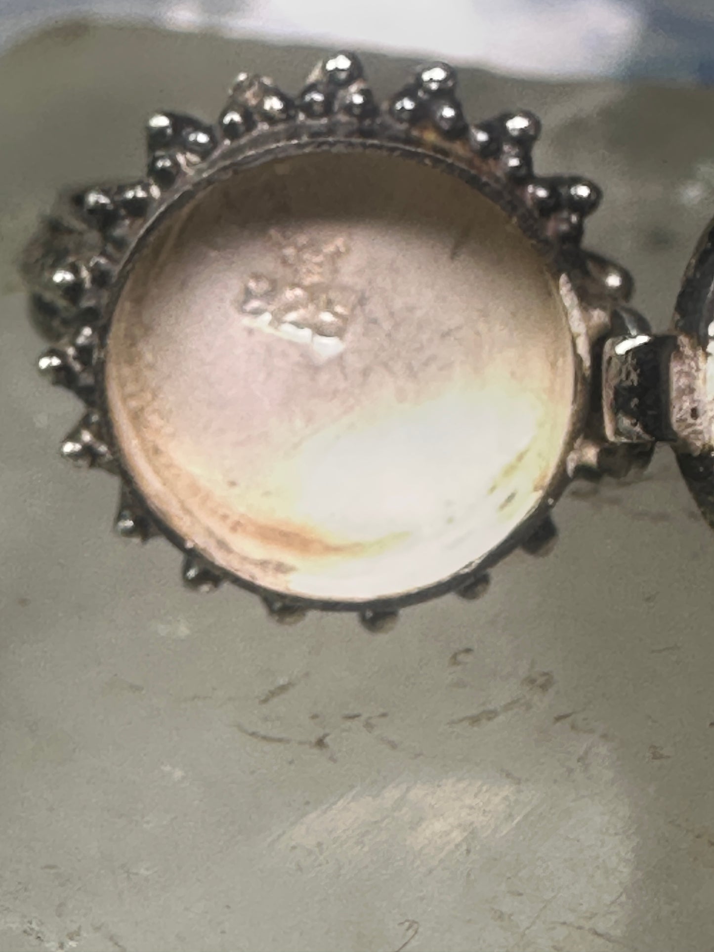 Poison Ring size 6 boho beaded sterling silver girls women