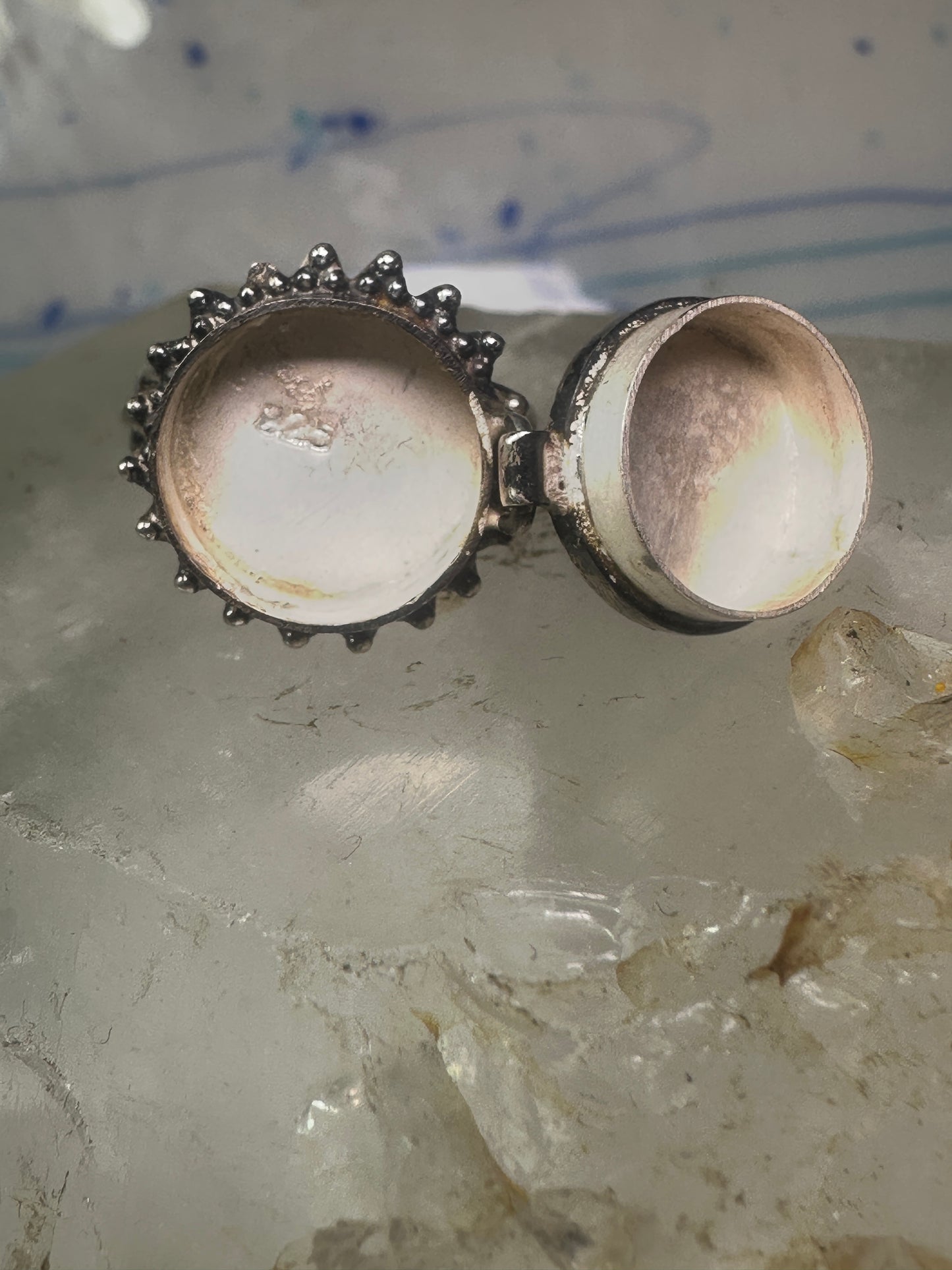 Poison Ring size 6 boho beaded sterling silver girls women