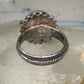 Poison Ring size 6 boho beaded sterling silver girls women