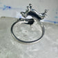 Dachshund ring dog band size 6 adj sterling silver women