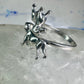 Dachshund ring dog band size 6 adj sterling silver women