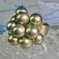 Vintage Balls Cha cha cluster ring Adami & Martucci band size 8 sterling silver women