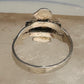 Vintage Sterling Silver Fred Harvey Thunderbird Turquoise Pinky Signet Ring Size 4.75 925
