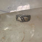 Black Hills Gold ring leaves wedding band size 5 sterling silver women