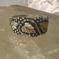Black Hills Gold ring leaves wedding band size 5 sterling silver women