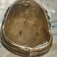 Vintage Sterling Silver Signed R Sadie Randolph Navajo Turquoise Eagle Feather Ring Size 13 925