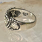 Black Hills Gold ring leaves wedding band size 5 sterling silver women