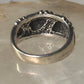 Black Hills Gold ring leaves wedding band size 5 sterling silver women
