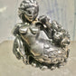 Mermaid ring size 9 heavy ocean sterling silver women men