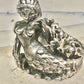 Mermaid ring size 9 heavy ocean sterling silver women men