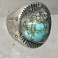 Zuni onyx ring needlepoint band size 6.75 southwest sterling silver vintage