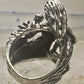 Mermaid ring size 9 heavy ocean sterling silver women men