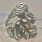 Mermaid ring size 9 heavy ocean sterling silver women men