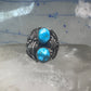 Navajo Turquoise ring size_9.5 sterling silver women men signed FC