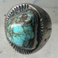 Zuni onyx ring needlepoint band size 6.75 southwest sterling silver vintage