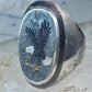 Navajo Eagle ring size_9.25 sterling silver women men signed BB