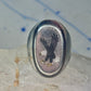 Navajo Eagle ring size_9.25 sterling silver women men signed BB