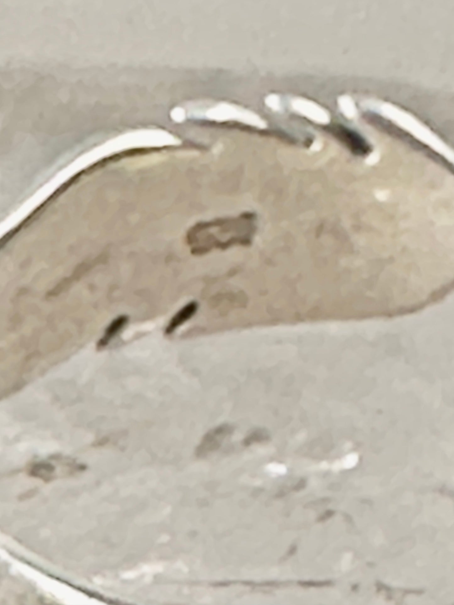 Feather ring Feather stacker band size 5 sterling silver women girls