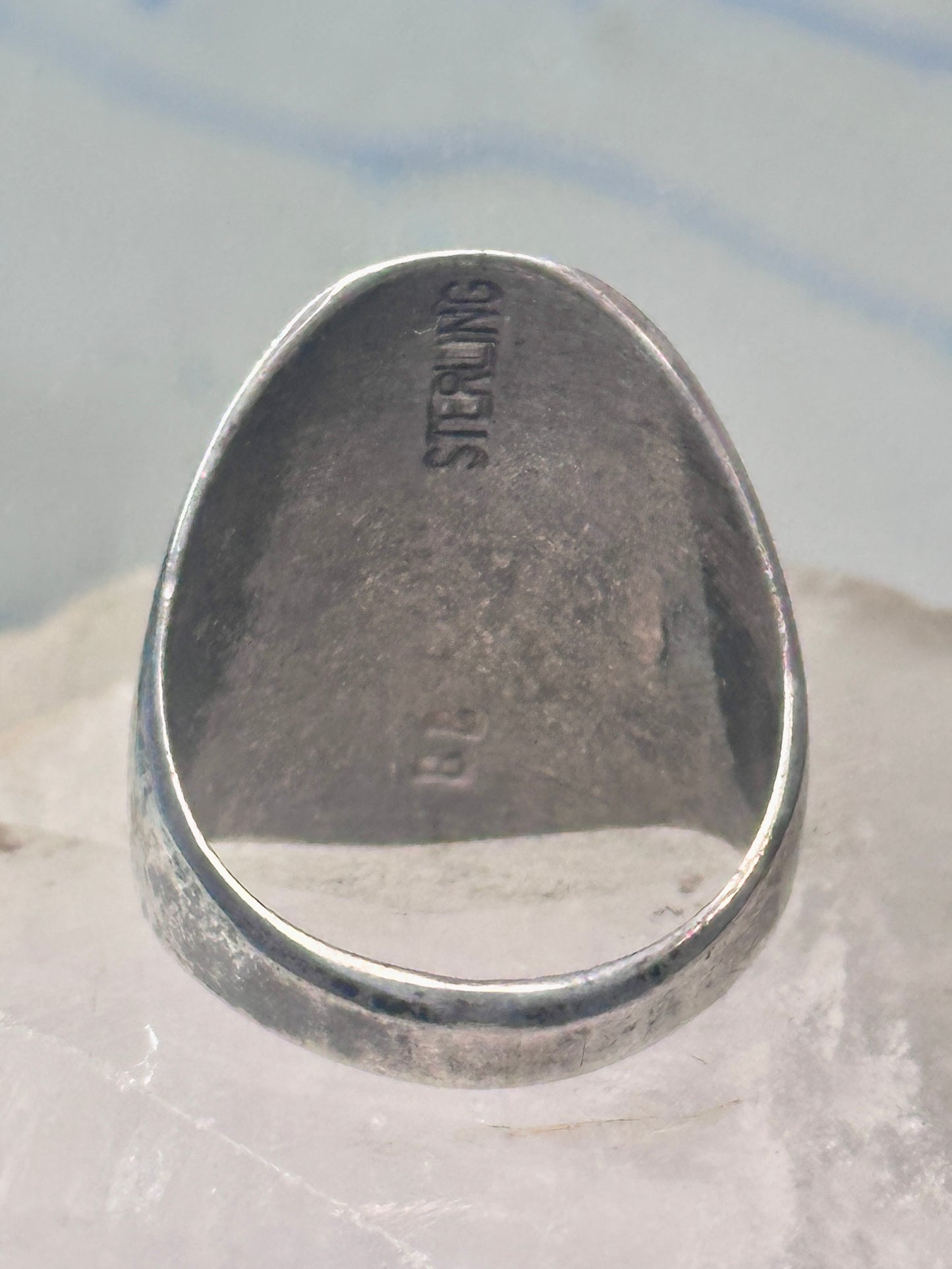Navajo Eagle ring size_9.25 sterling silver women men signed BB