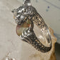 Tiger ring size 8 Sonia Bitton holding stone sterling silver women men signed SB