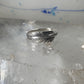 Feather ring feather stacker band size 7.50 sterling silver women girls