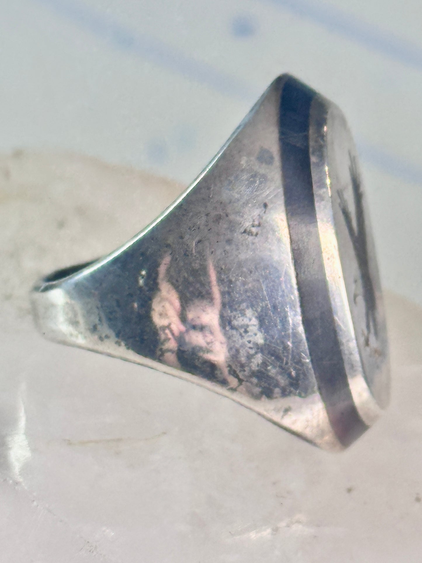 Navajo Eagle ring size_9.25 sterling silver women men signed BB