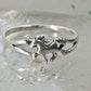 Unicorn ring  horse stacker band size 9 sterling silver women girls