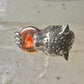 Tiger ring size 8 Sonia Bitton holding stone sterling silver women men signed SB