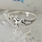 Unicorn ring  horse stacker band size 9 sterling silver women girls
