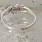 Unicorn ring  horse stacker band size 9 sterling silver women girls