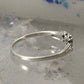 Unicorn ring  horse stacker band size 9 sterling silver women girls