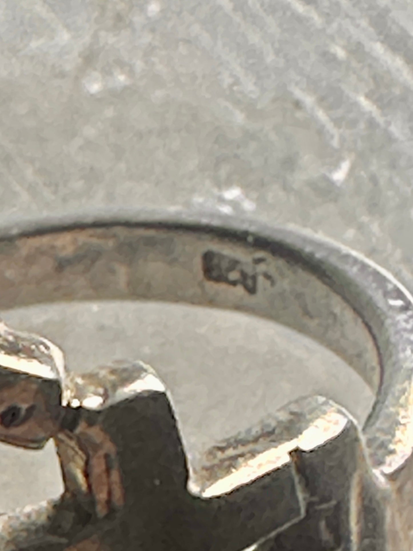 Cross ring size 6.75&nbsp; cross religious band sterling silver women girls