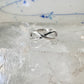 Infinity ring figure 8 band size 6.25 sterling silver women girls