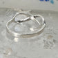 Infinity ring figure 8 band size 6.25 sterling silver women girls