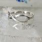 Infinity ring figure 8 band size 6.25 sterling silver women girls