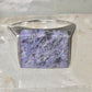Sodalite ring size 12 southwestern sterling silver women men