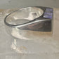 Sodalite ring size 12 southwestern sterling silver women men