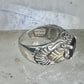 Black Hills Gold ring wedding band garnet leaves size_5.5 sterling silver women