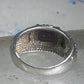 Black Hills Gold ring wedding band garnet leaves size_5.5 sterling silver women