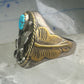 Eagle Ring leaves southwesten band size 12.25 sterling silver women men
