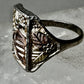 Black Hills Gold ring size 10 band leaves sterling silver women men