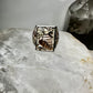 Black Hills Gold ring size 10 band leaves sterling silver women men