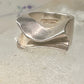 Bjorn Weckstrom ring size 5.50 band sterling silver women circa 1970's