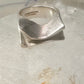 Bjorn Weckstrom ring size 5.50 band sterling silver women circa 1970's