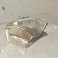 Bjorn Weckstrom ring size 5.50 band sterling silver women circa 1970's