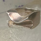 Bjorn Weckstrom ring size 5.50 band sterling silver women circa 1970's