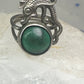 Seahorse ring Malachite size 4 pinky band sterling silver women girls